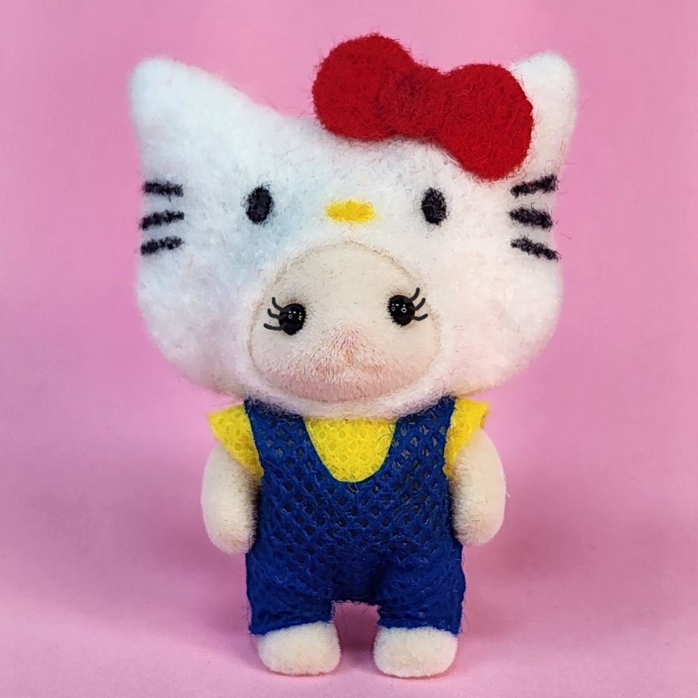 🎨 Flocked Animal Baby Hello Kitty Costume